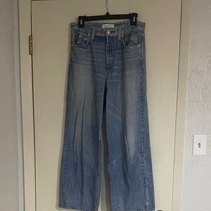 rag & bone Miramar high waist ankle wide leg jeans